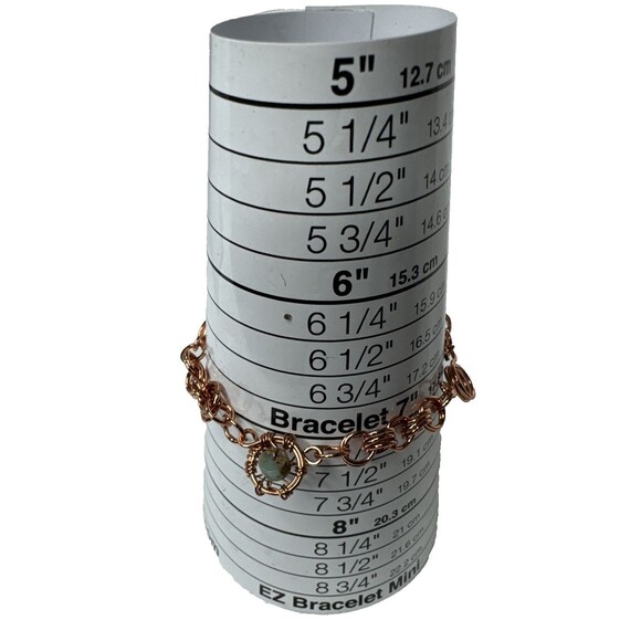 Copper Wire Necklace Earrings And Bracelet Set With Dyed Jasper Hand Made - Picture 7 of 13